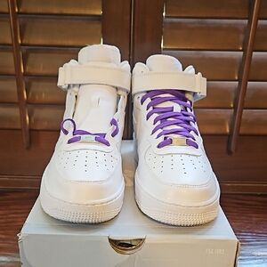 White High-Top Air Force 1 Mid "07